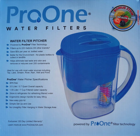 ProOne Water Filter Pitcher